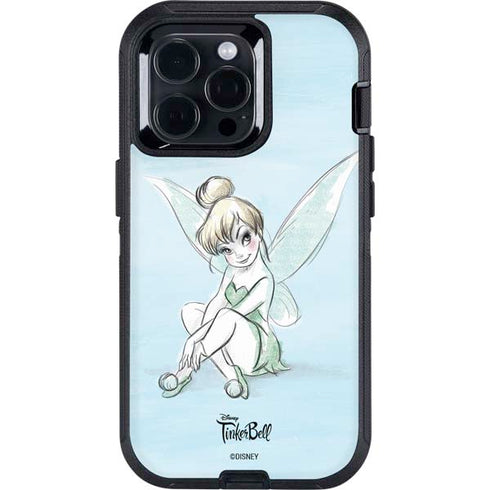 Disney Tinker Bell Sketch Art Otterbox Defender iPhone Skin