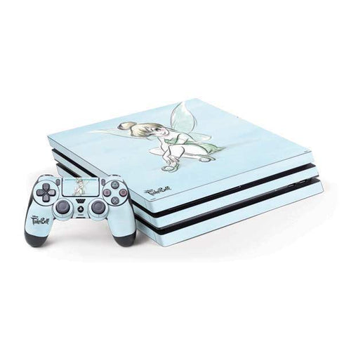 Disney Tinker Bell Sketch Art PlayStation PS4 Skins