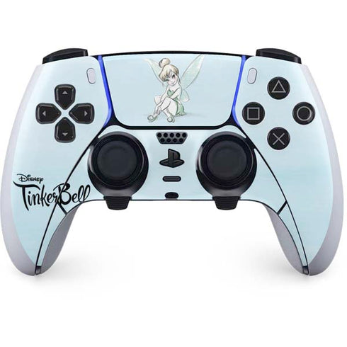 Disney Tinker Bell Sketch Art PS5 DualSense Edge Pro Controller Skin