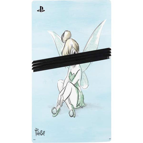 Disney Tinker Bell Sketch Art PS5 Pro Console Skin