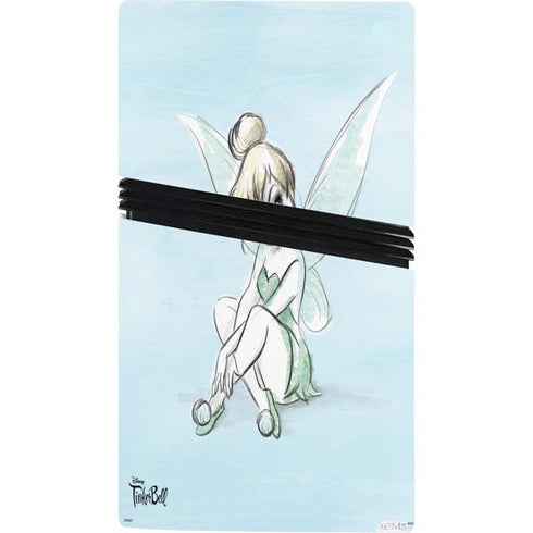 Disney Tinker Bell Sketch Art PS5 Pro Console Skin