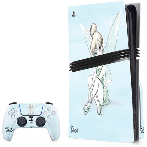 Disney Tinker Bell Sketch Art PlayStation PS5 Skins