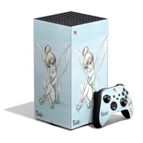 Disney Tinker Bell Sketch Art XBox Series X Digital Edition Bundle Skin