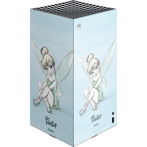 Disney Tinker Bell Sketch Art XBox Series X Digital Edition Console Skin