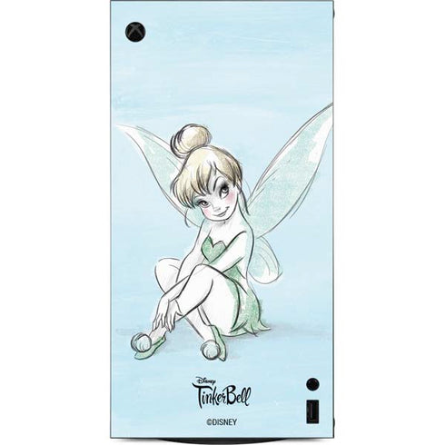 Disney Tinker Bell Sketch Art XBox Series X Digital Edition Console Skin