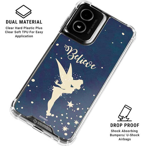 Disney Tinker Bell Believe Moto G Power 5G (2024) Clear Case