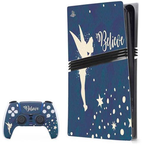 Disney Tinker Bell Believe PS5 Pro Bundle Skin