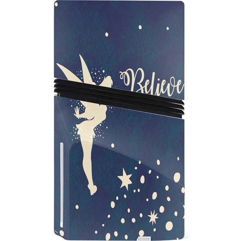 Disney Tinker Bell Believe PS5 Pro Disk Console Skin
