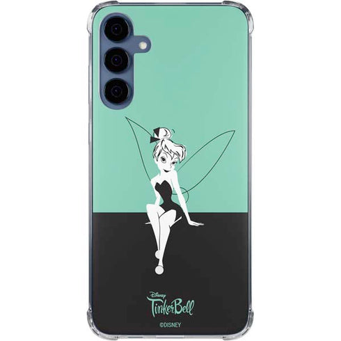 Disney Tinker Bell Color Block Galaxy A35 5G Clear Case