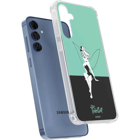 Disney Tinker Bell Color Block Galaxy A35 5G Clear Case