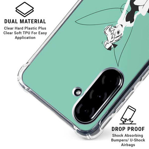 Disney Tinker Bell Color Block Galaxy A36 5G Clear Case