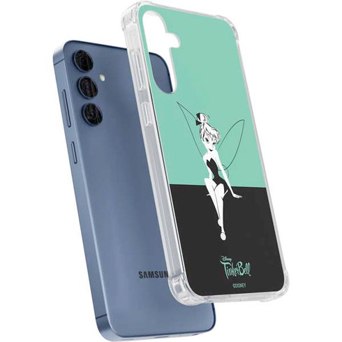 Disney Tinker Bell Color Block Galaxy A55 5G Clear Case
