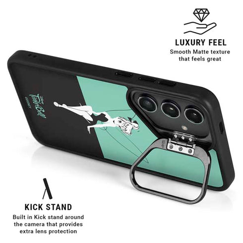 Disney Tinker Bell Color Block Galaxy S25 Kickstand Case