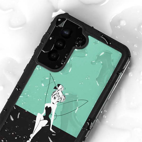 Disney Tinker Bell Color Block Galaxy S24 Plus Waterproof Case
