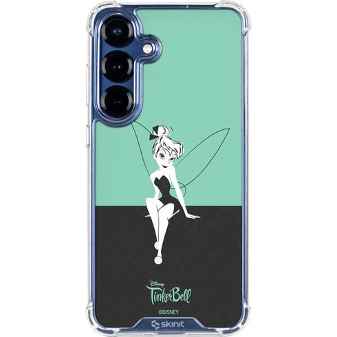 Disney Tinker Bell Color Block Galaxy S25 Plus Clear Case