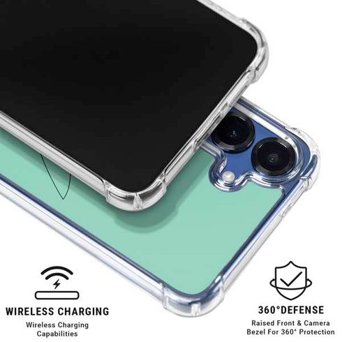 Disney Tinker Bell Color Block Galaxy S25 Plus Clear Case