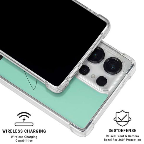 Disney Tinker Bell Color Block Galaxy S26 Ultra Clear Case