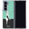 Disney Tinker Bell Color Block Galaxy Z Fold5 5G Clear Case