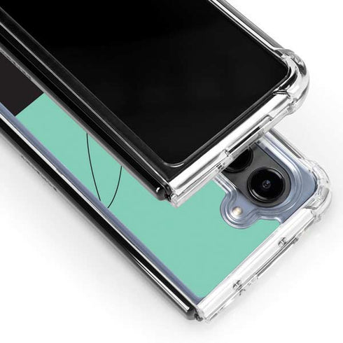Disney Tinker Bell Color Block Galaxy Z Fold5 5G Clear Case