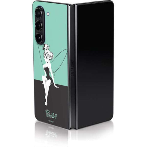 Disney Tinker Bell Color Block Galaxy Z Fold5 5G Skin