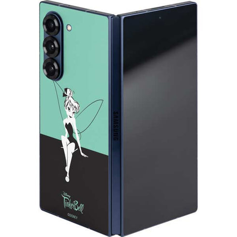 Disney Tinker Bell Color Block Galaxy Z Fold6 Skin