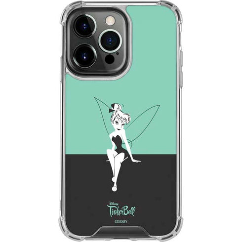Disney Tinker Bell Color Block iPhone 16 Pro Clear Case