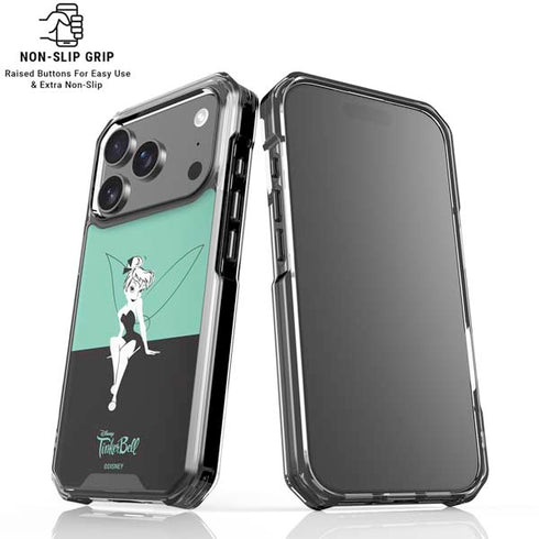 Disney Tinker Bell Color Block iPhone 18 Pro Clear Case