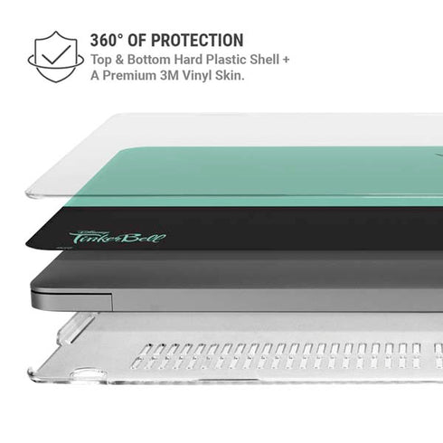 Disney Tinker Bell Color Block MacBook Pro 14in (2021-24) Case plus Skin