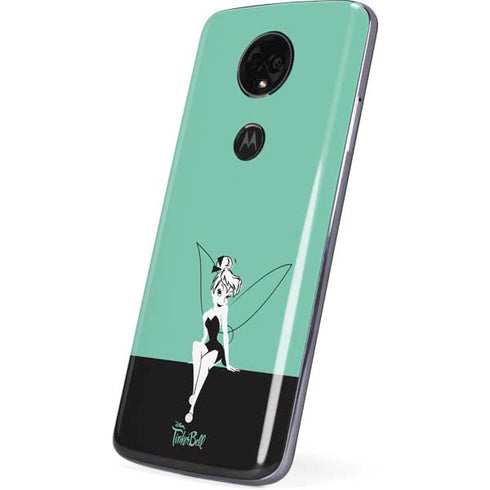 Disney Tinker Bell Color Block Moto E5 Plus Skin