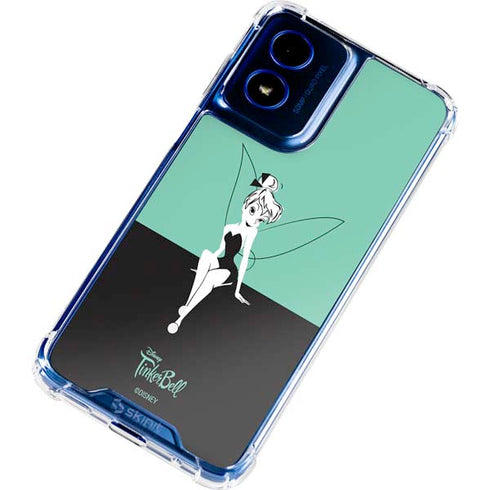 Disney Tinker Bell Color Block Moto G Play 4G (2024) Clear Case