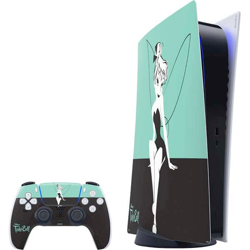 Disney Tinker Bell Color Block PlayStation PS5 Skins