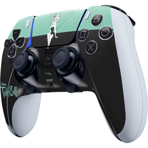Disney Tinker Bell Color Block PS5 DualSense Edge Pro Controller Skin