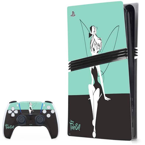 Disney Tinker Bell Color Block PlayStation PS5 Skins
