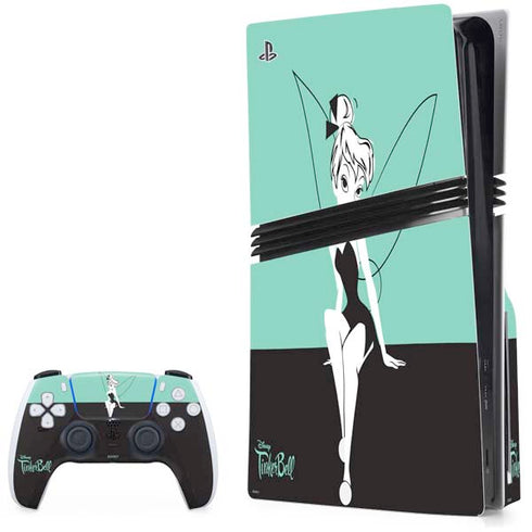 Disney Tinker Bell Color Block PlayStation PS5 Skins