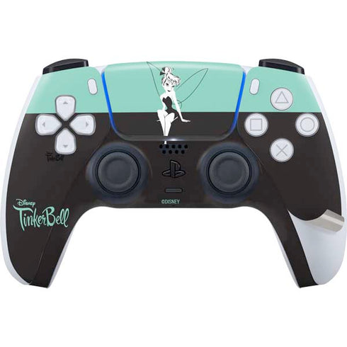 Disney Tinker Bell Color Block PS5 Pro Disk Bundle Skin