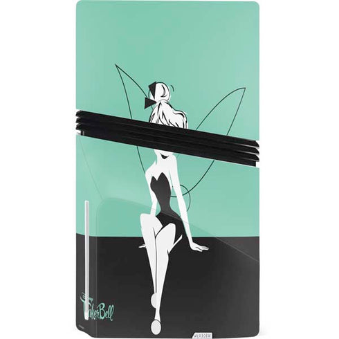 Disney Tinker Bell Color Block PS5 Pro Disk Console Skin