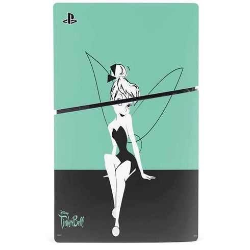 Disney Tinker Bell Color Block PS5 Slim Digital Edition Console Skin