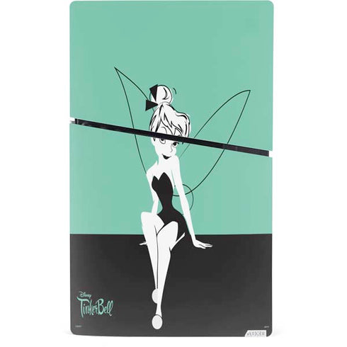 Disney Tinker Bell Color Block PS5 Slim Digital Edition Console Skin