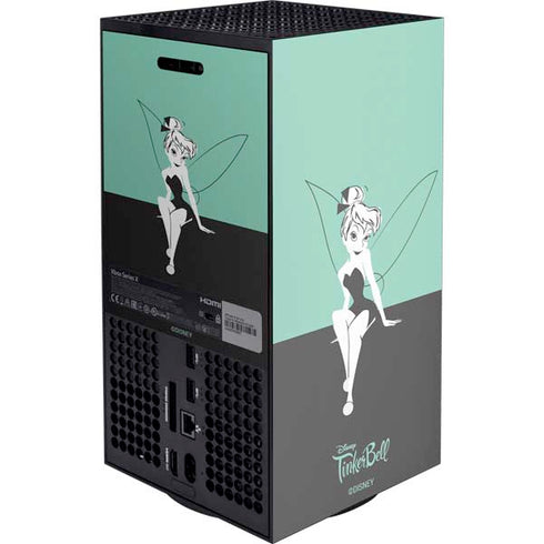 Disney Tinker Bell Color Block XBox Series X Digital Edition Console Skin