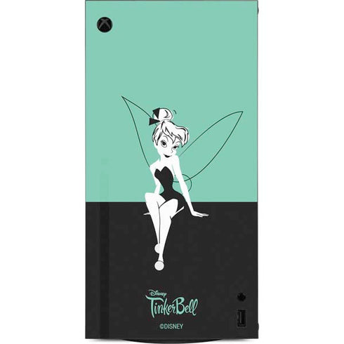 Disney Tinker Bell Color Block XBox Series X Digital Edition Console Skin