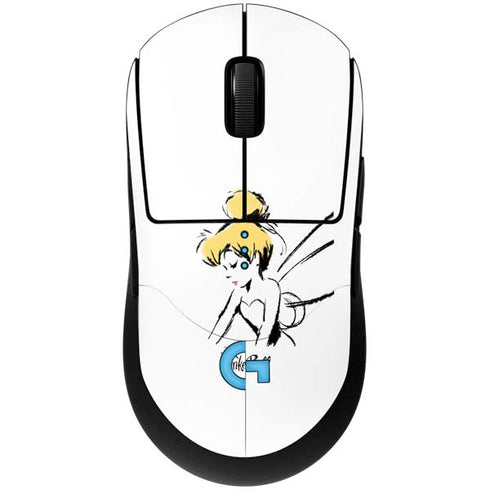 Disney Tinker Bell Dreamer Ink Art G Pro Wireless Gaming Mouse Skin