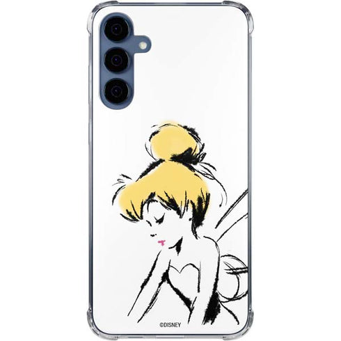 Disney Tinker Bell Dreamer Ink Art Galaxy A35 5G Clear Case