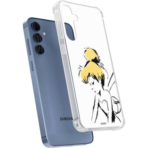 Disney Tinker Bell Dreamer Ink Art Galaxy A35 5G Clear Case