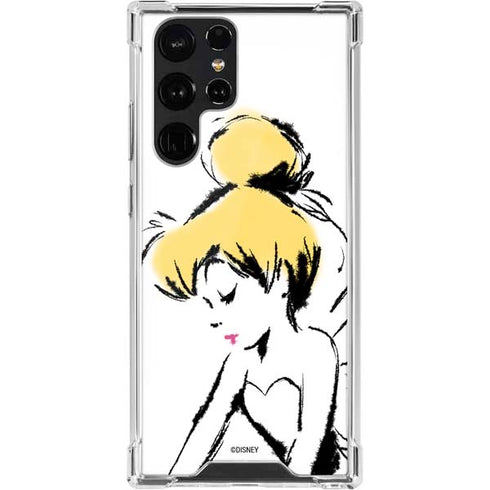 Disney Tinker Bell Dreamer Ink Art Galaxy S22 Ultra Clear Case