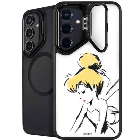 Disney Tinker Bell Dreamer Ink Art Galaxy S25 Kickstand Case