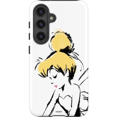 Disney Tinker Bell Dreamer Ink Art Galaxy S25 Plus Impact Case