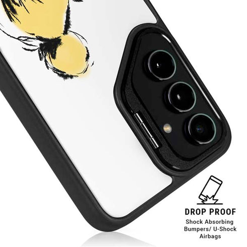 Disney Tinker Bell Dreamer Ink Art Galaxy S25 Plus Kickstand Case