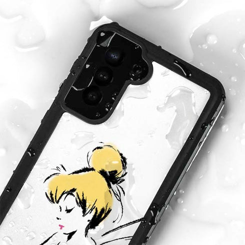 Disney Tinker Bell Dreamer Ink Art Galaxy S24 Plus Waterproof Case