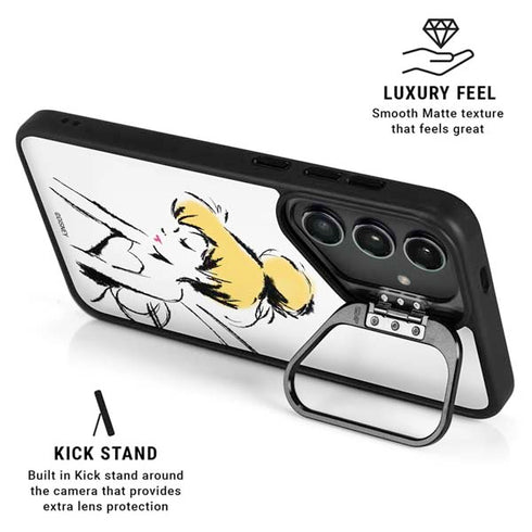 Disney Tinker Bell Dreamer Ink Art Galaxy S26 Plus Kickstand Case