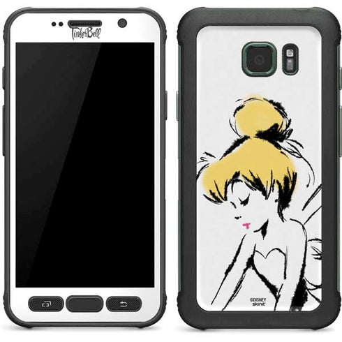 Disney Tinker Bell Dreamer Ink Art Galaxy S7 Active Skin